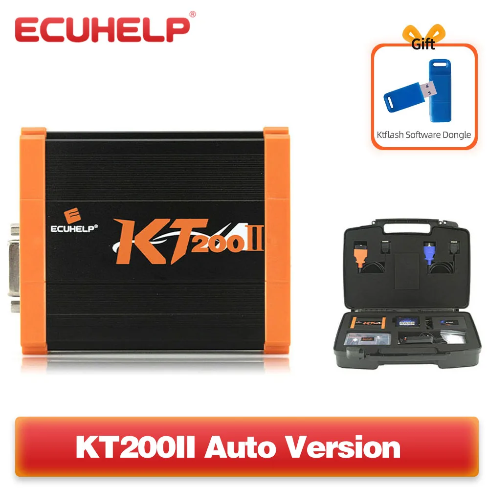[Бесплатный Ktflash Dongle] ECUHELP KT200II Программатор ECU Инструмент Автомобильная версия