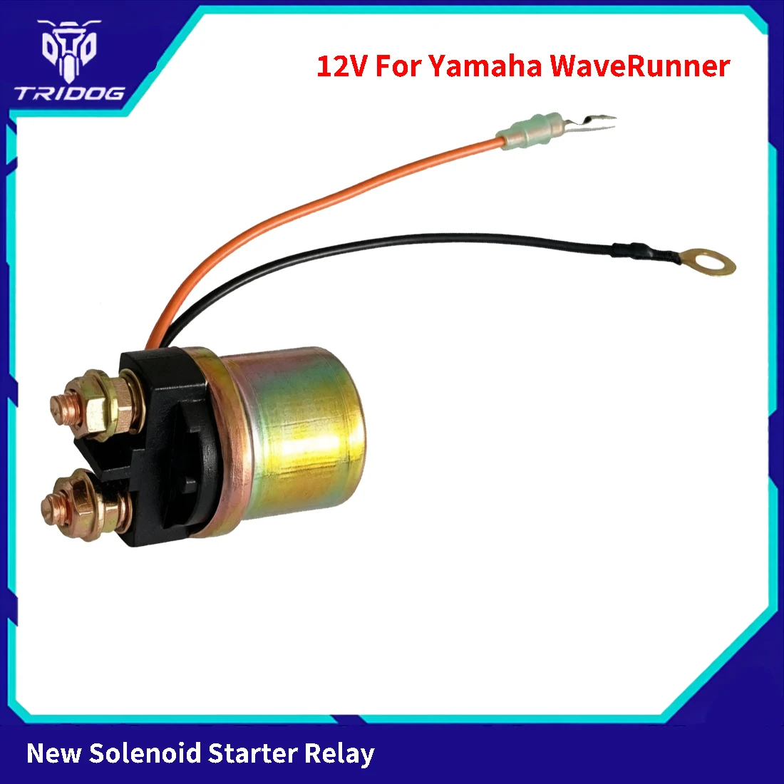 Фото Реле стартера 12В для Yamaha WaveRunner GP760 GP800 GP1200 WR500 WRA650 1987-2001 6G1-81941-10-00 6G1-81941-00-00 №1