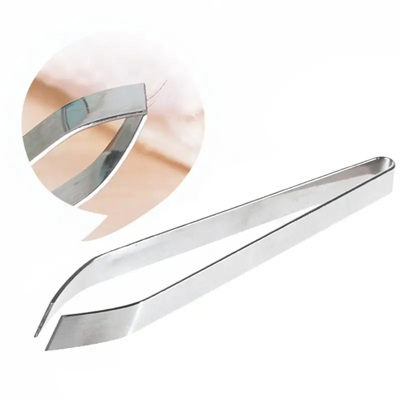 

Stainless Steel Fishbone Tweezers Hair Pullout Tool Thickening Pulling Duck Hair Clips Pulling Chicken Hair Pulling Fish Bones
