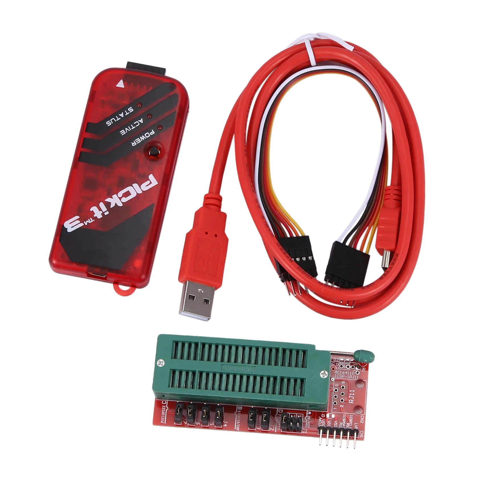 

Программатор PICKIT3 + Универсальный адаптер для программирования PIC ICD2 PICKit 2 PICKIT 3