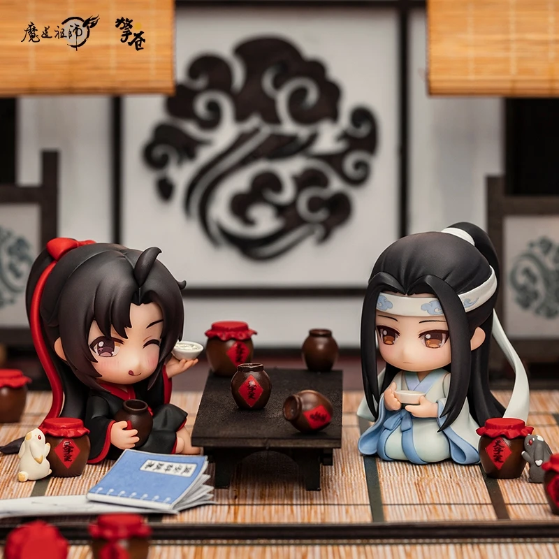 Оригинальный QingCang Wei Wuxian Lan Wangji Jiang Cheng JinLing аниме МО дао ZU Ши питьевой Ver. Экшн-Фигурки игрушки модели куклы Подарки
