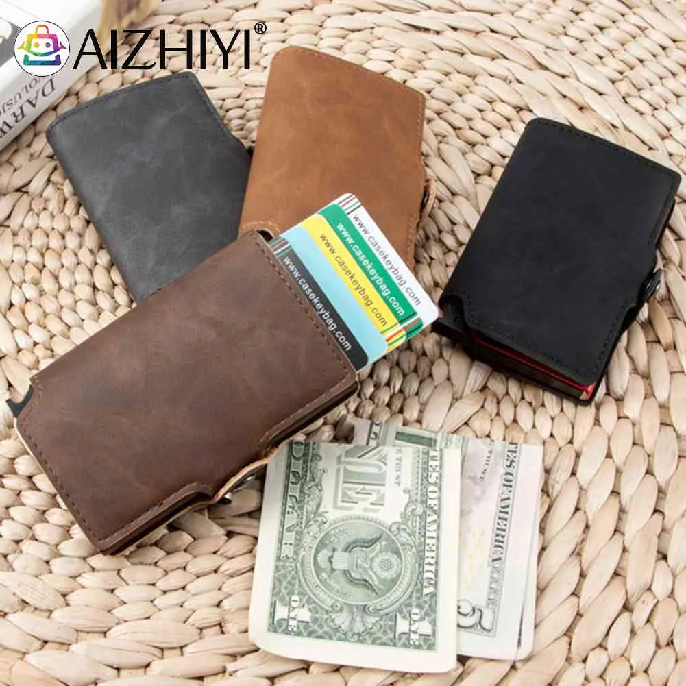 

PU Leather Mini Purses Casual RFID Card Holder Wallets Versatile Business Purses Fashion Minimalist for Commercial Gifts Fashion
