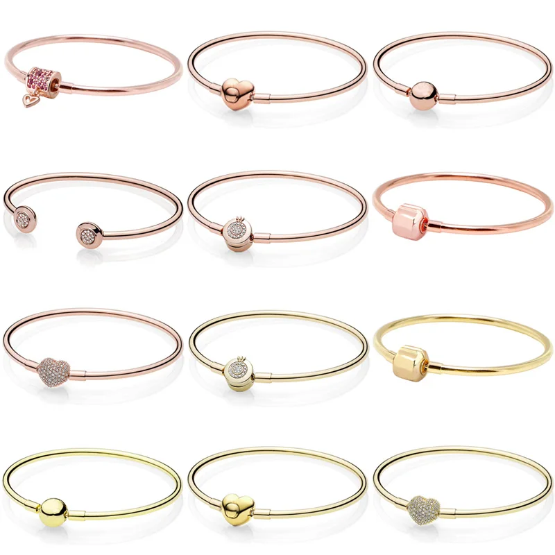 

Браслет из серебра 925 пробы с застежкой в форме сердца