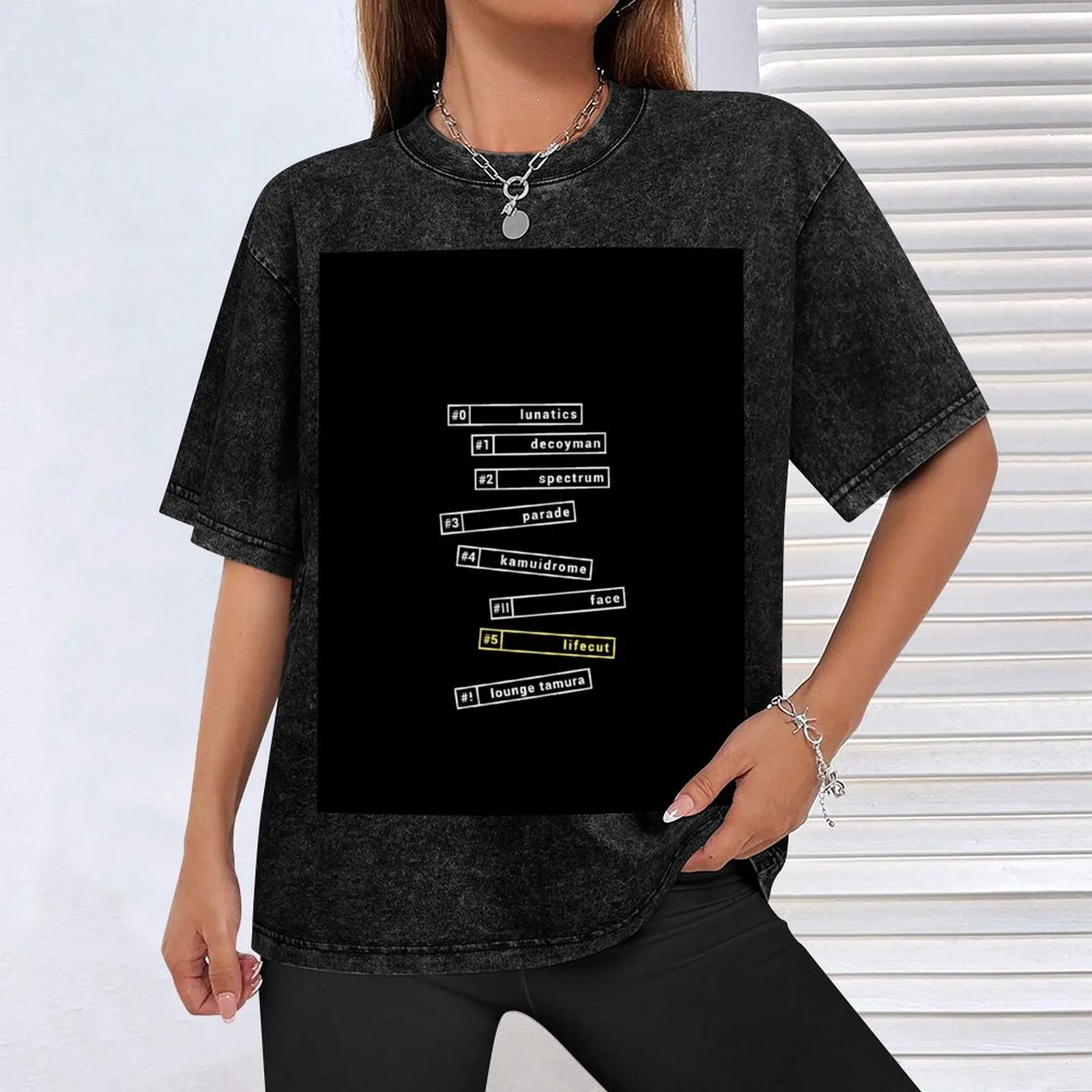 NMH1: 105-GHM No.06 футболка на заказ роскошная одежда винтажные футболки с рисунком labubu