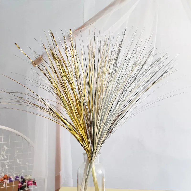 

4 шт. рождественские ветви искусственная тростниковая трава принадлежности для создания атмосферы аксессуары для цветов башня сосновая тр...