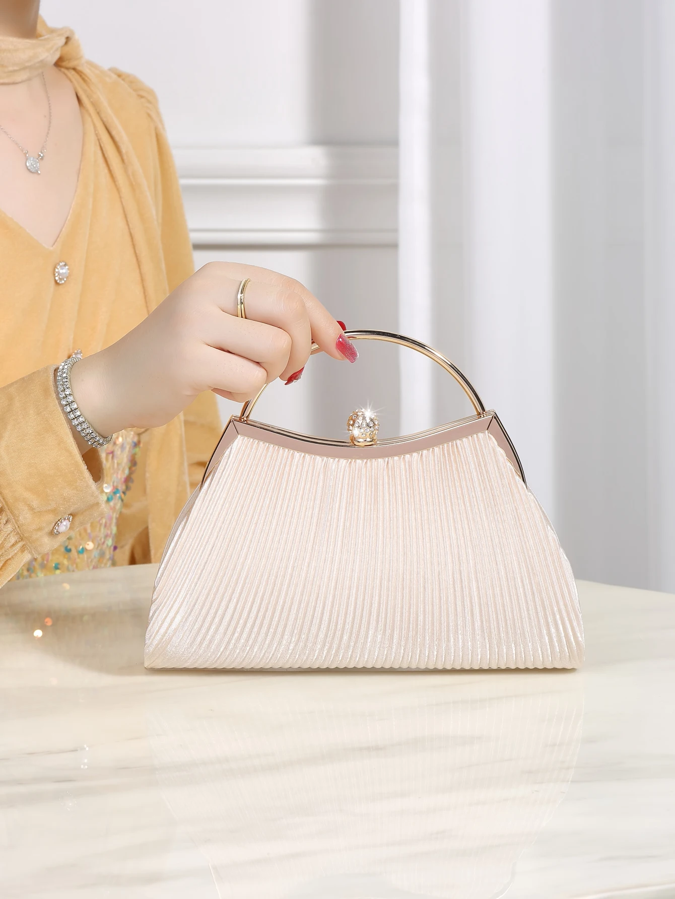 Блестящие украшения блестящая Гламурная Элегантная Модная металлическая