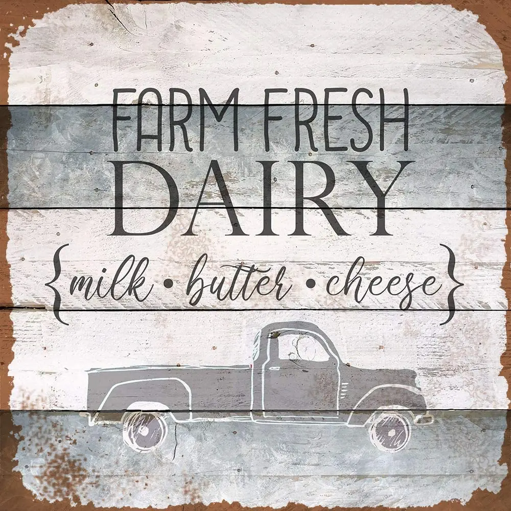 

Ферма свежее молоко масло сыр Ретро винтажный жестяной Бар знак деревенский домашний Декор 8x8 дюймов