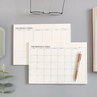 monthlyweekly planning memo pad paper tearable loose leaf sticky notes stationery office memorandum school supplies