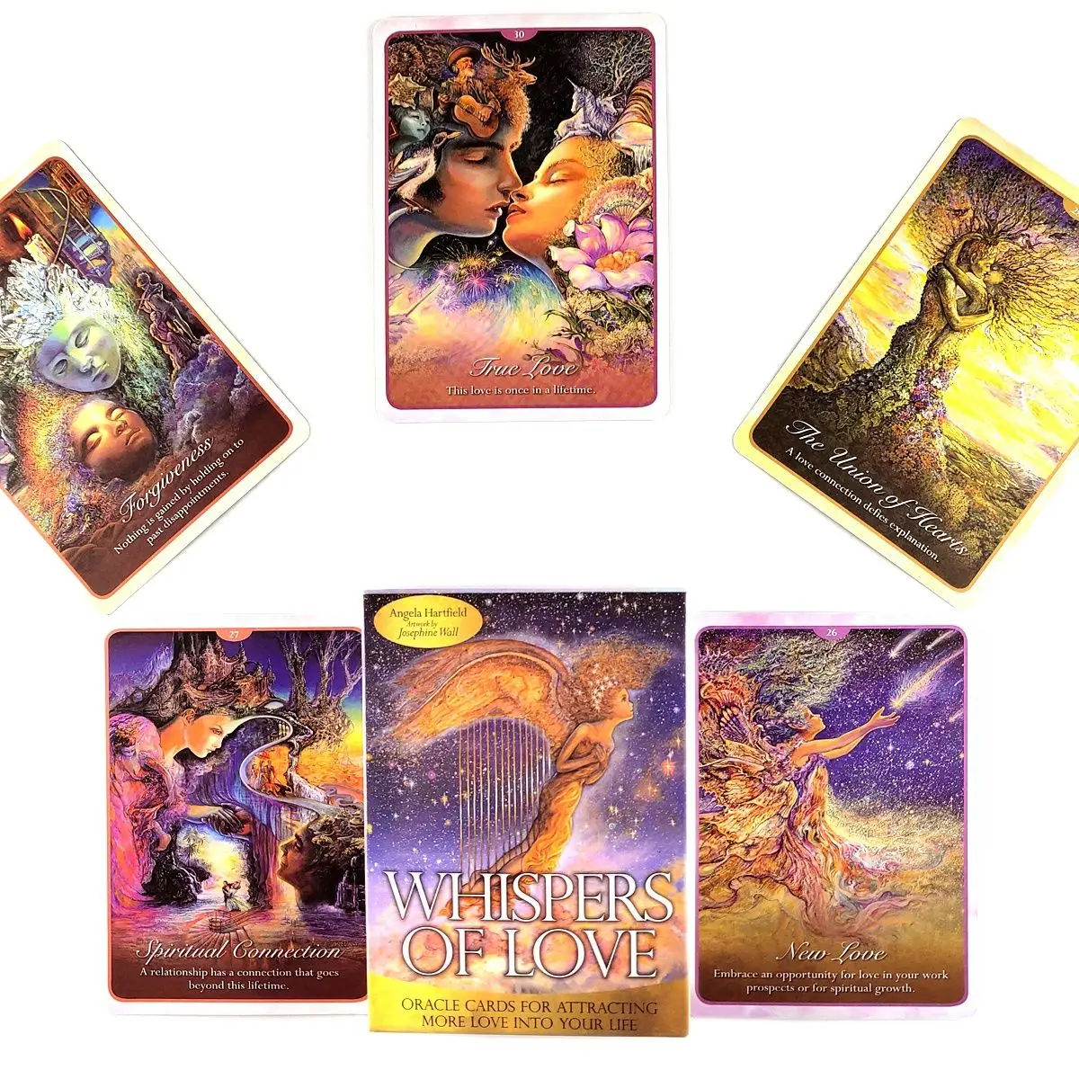 

New High Quality Whispers Of Love Tarot Cards Fortune Guidance Telling Divination Deck Board Game With PDF Guidebook 78Pcs