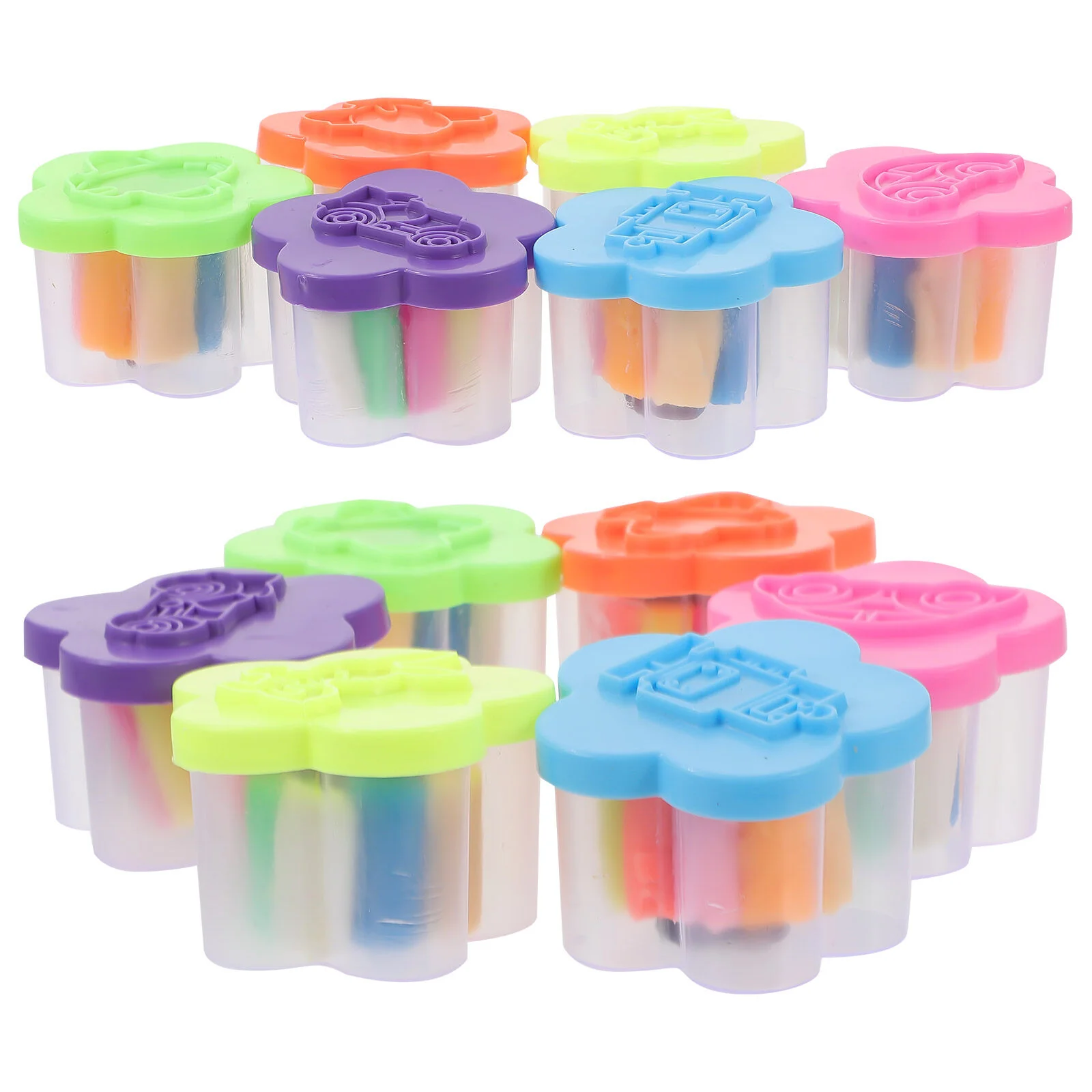 

12 Boxes of Modeling Clay for Kid DIY Crafts Clay Kit for Making Clay Crafts Ornament Random Color