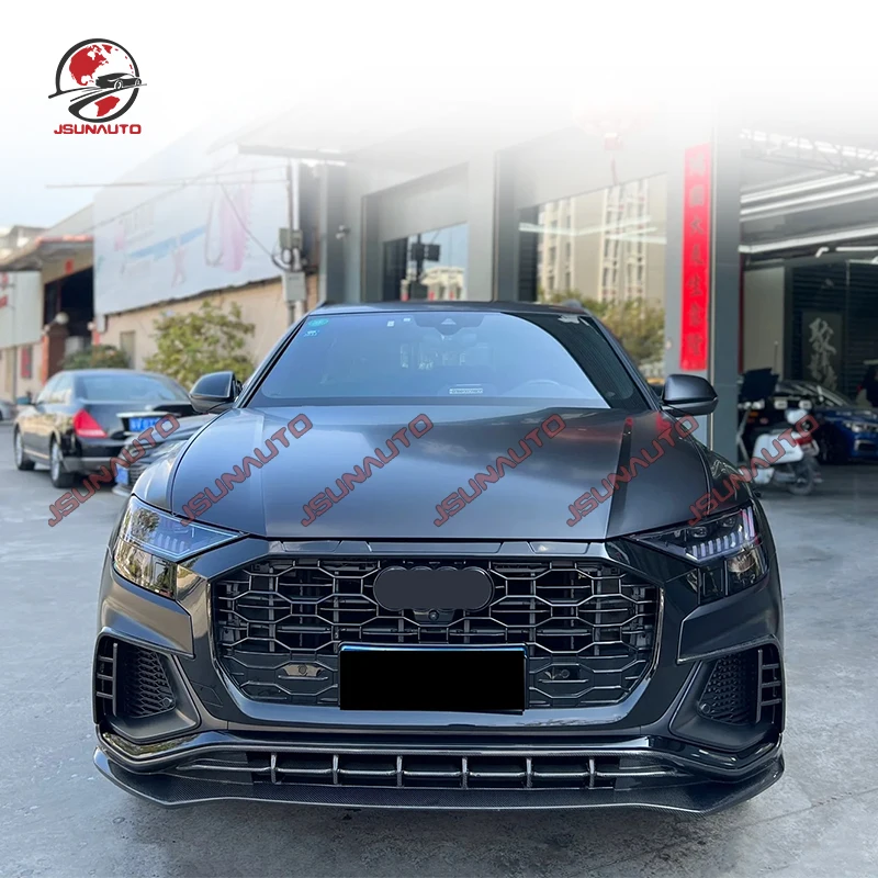 Автомобильная версия Q8 в стиле карбоновая передняя губа вентиляционные
