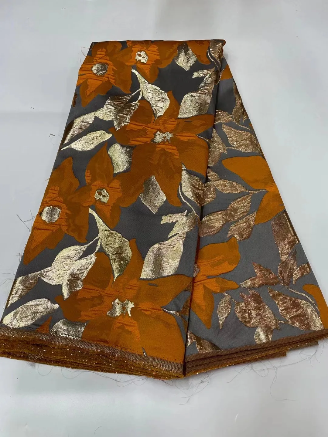 Нигерия Высококачественная жаккардовая кружевная ткань Африканское Новое