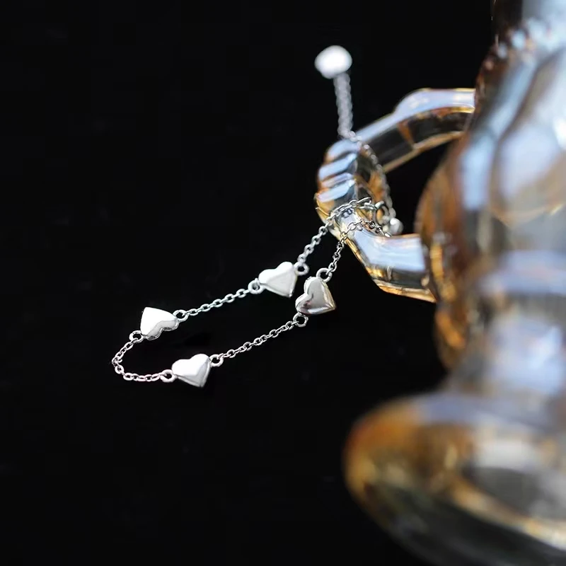 

2022 new trend smooth love pull bracelet for women Japanese and Korean style light luxury niche design high-end women's jewelry