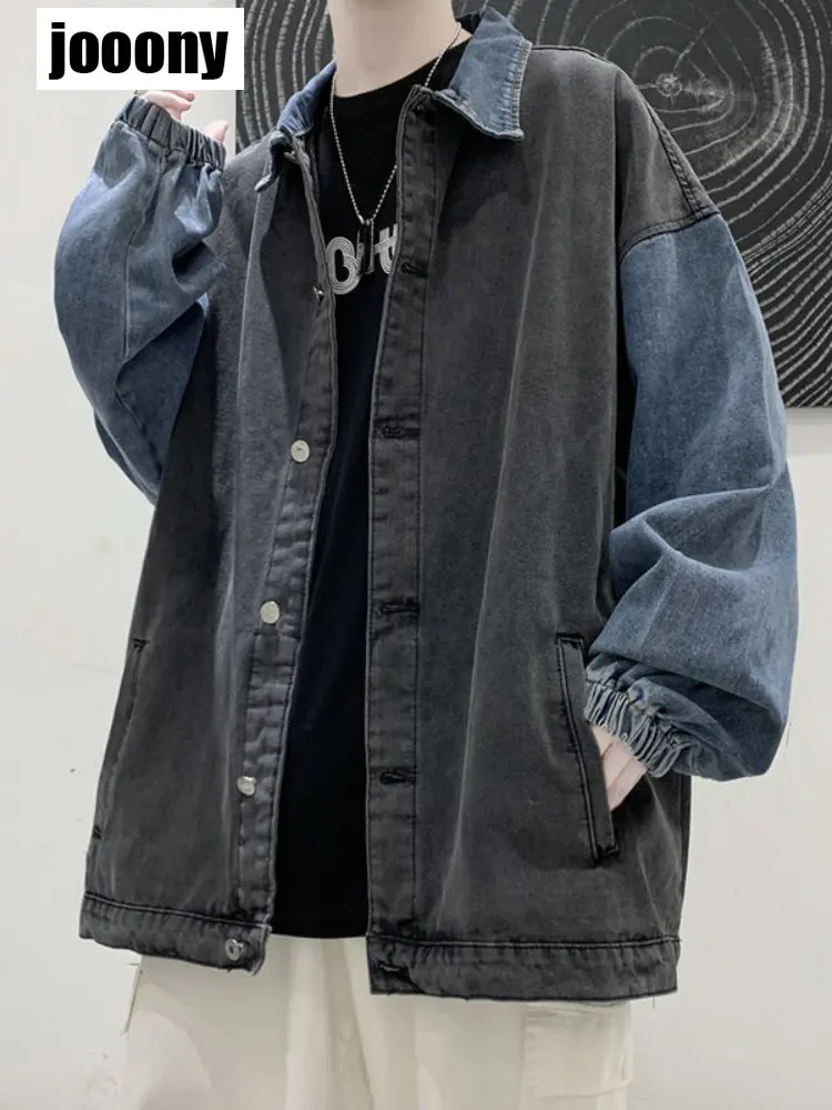 Джинсовая куртка Ins Tide демисезонные мужские джинсовые куртки корейский стиль