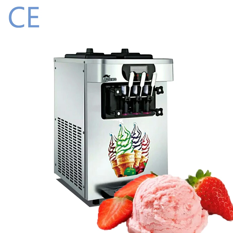 

Производитель мороженого, производитель трех ароматических мороженого, мягкая подача на продажу