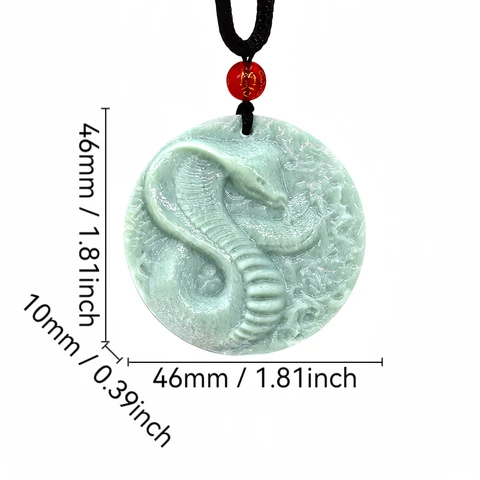 Нефритовый дракон Феникс подвеска MC