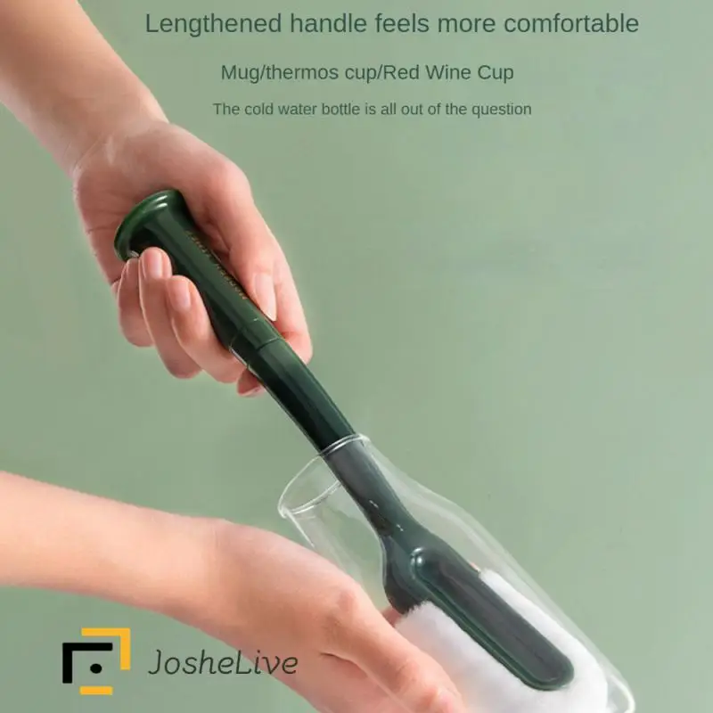 Щетка для чистки бутылок с молоком, 28x5 см