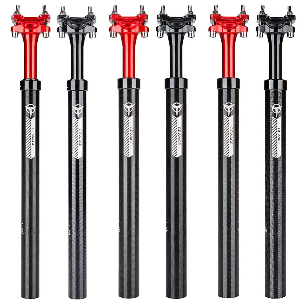 

GEWAGE MTB Suspension Telescopic Seatpost Tube Bike Seatpost Shock Absorbent Bicycle Seat Post Adjustable Cycling Seat Tube