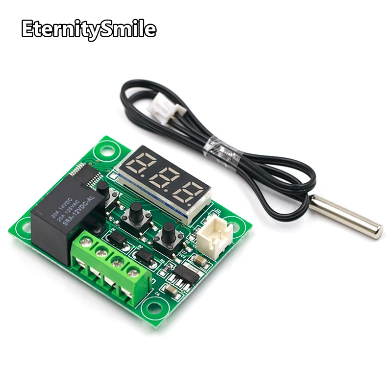 W1209 синий/красный постоянный ток 12 В стандартный термостат для контроля