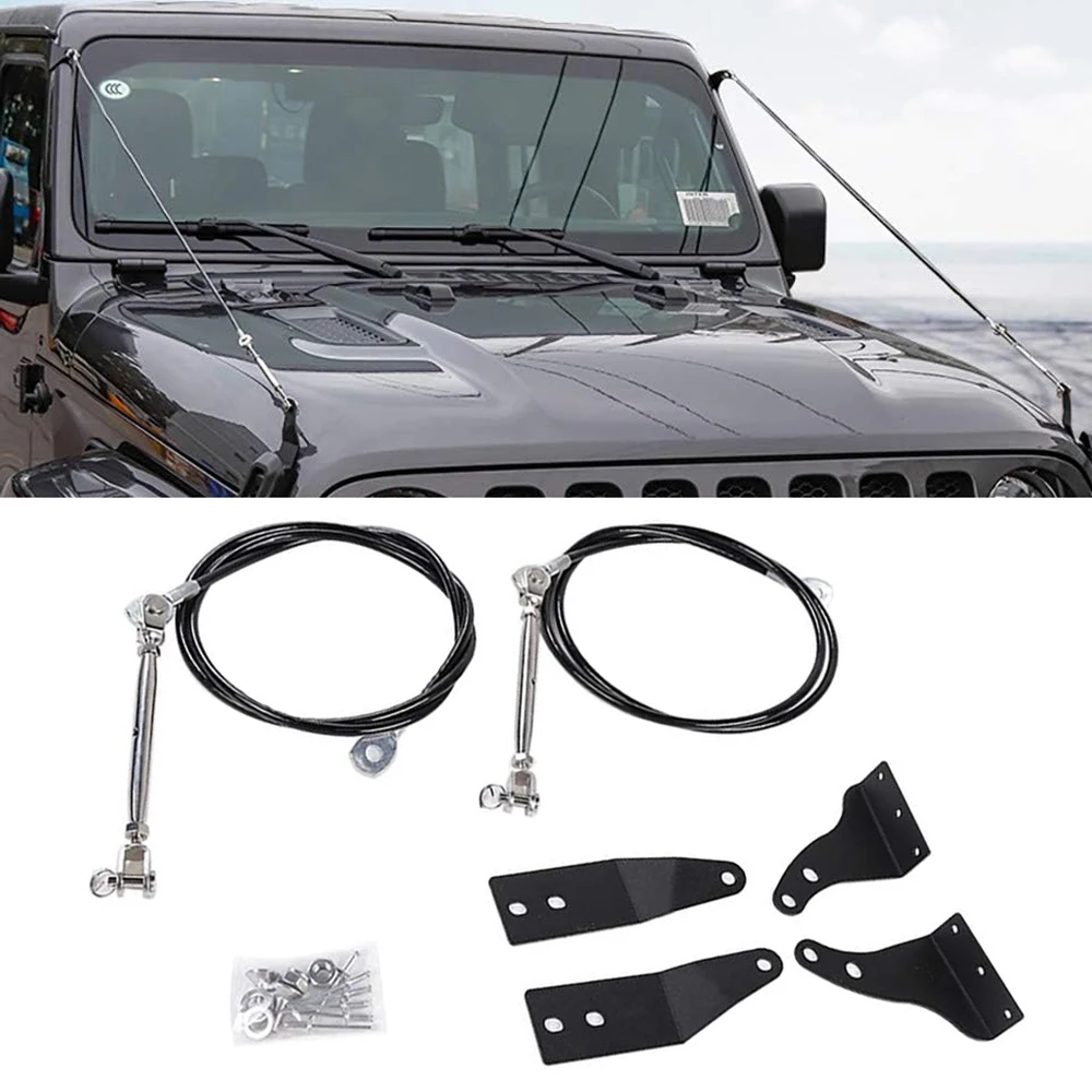 

Для Jeep Wrangler JL 2018-2022 Регулируемый комплект подъема конечностей, защита для джунглей, защита препятствий, внешние аксессуары автомобиля, металлический черный