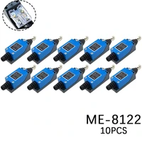 10pcs me 8122 no nc momentary parallel roller plunger actuator limit switch