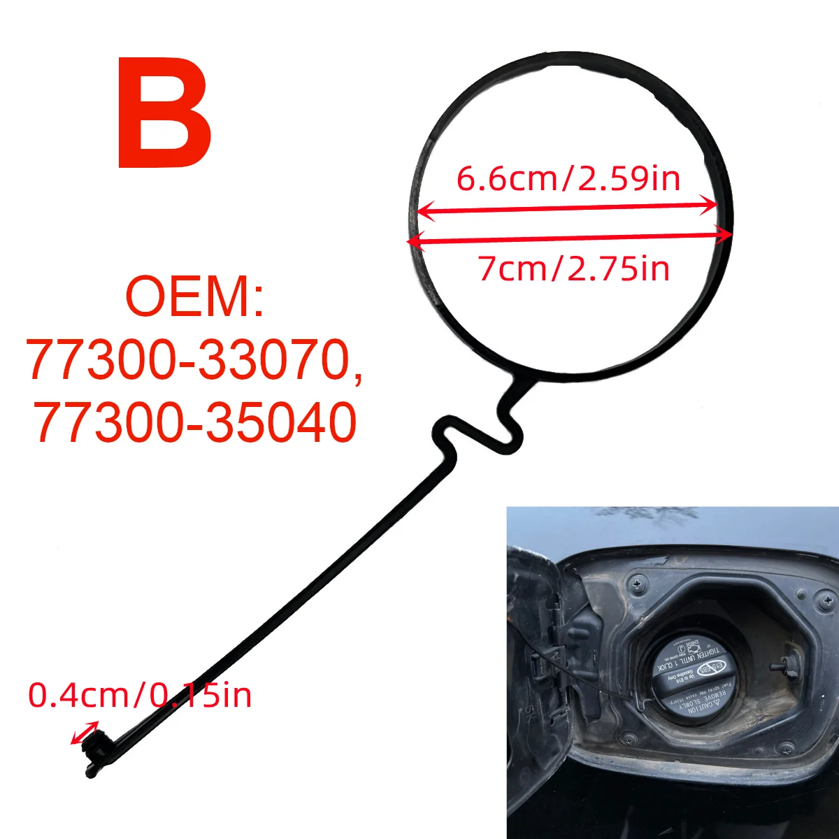 

Автомобильный кабель крышки топливного бака 77300-33070 для Toyota Prado 120 4Runner Avensis Camry Scion для Lexus ES300 GX470