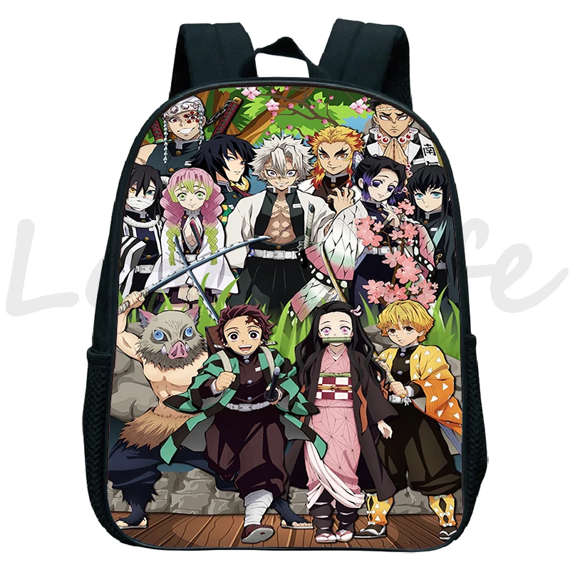 

Demon Slayer:kimetsu no yaiba Backpack Japanese Anime Schoolbag for Boys Girls Children Small Rucksack Kids Kindergarten Bookbag