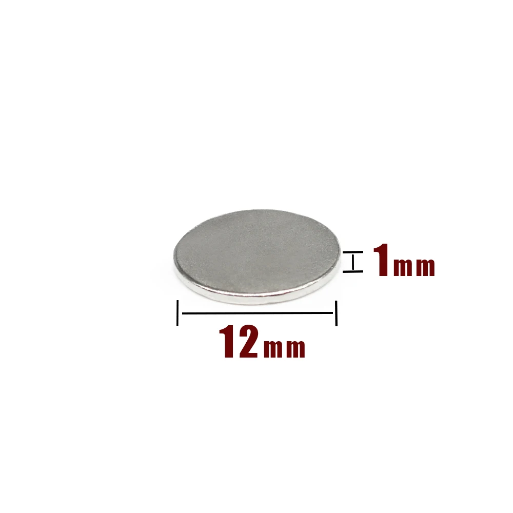 20/50/100/200/300/500 шт. 12x1 круглые мощные магниты N35 Постоянный Неодимовый магнитный диск