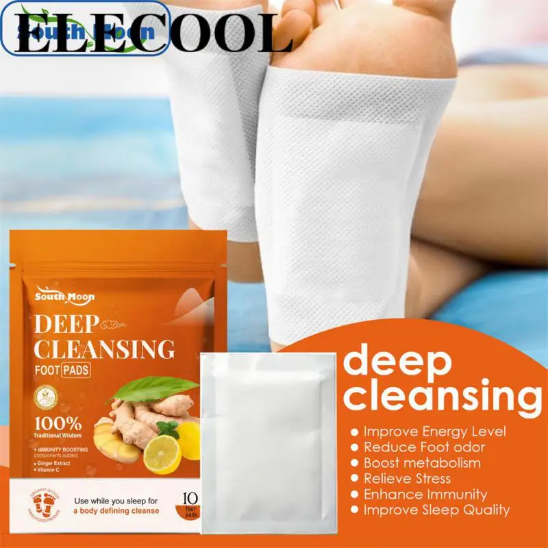 

Remove Toxins Relieve Stress Detox Foot Patches Body Foot Care Ginger Cleansing Pads Improve Sleep Cleanse And Rejuvenate