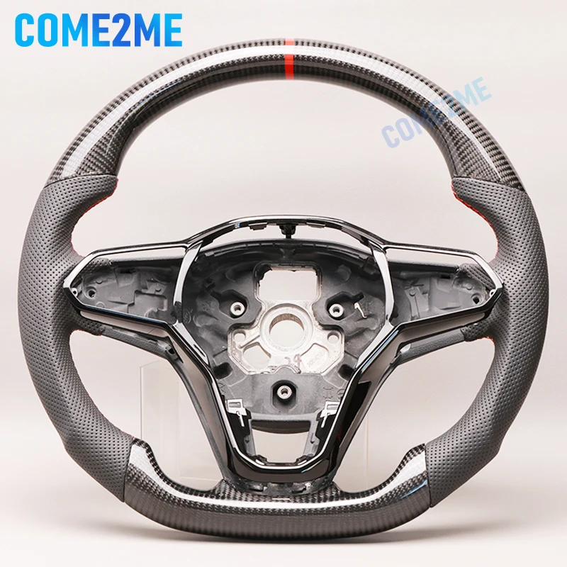 Рулевое колесо из углеродного волокна для Volkswagen VW Golf 8 GTI R Line MK8 индивидуальное без