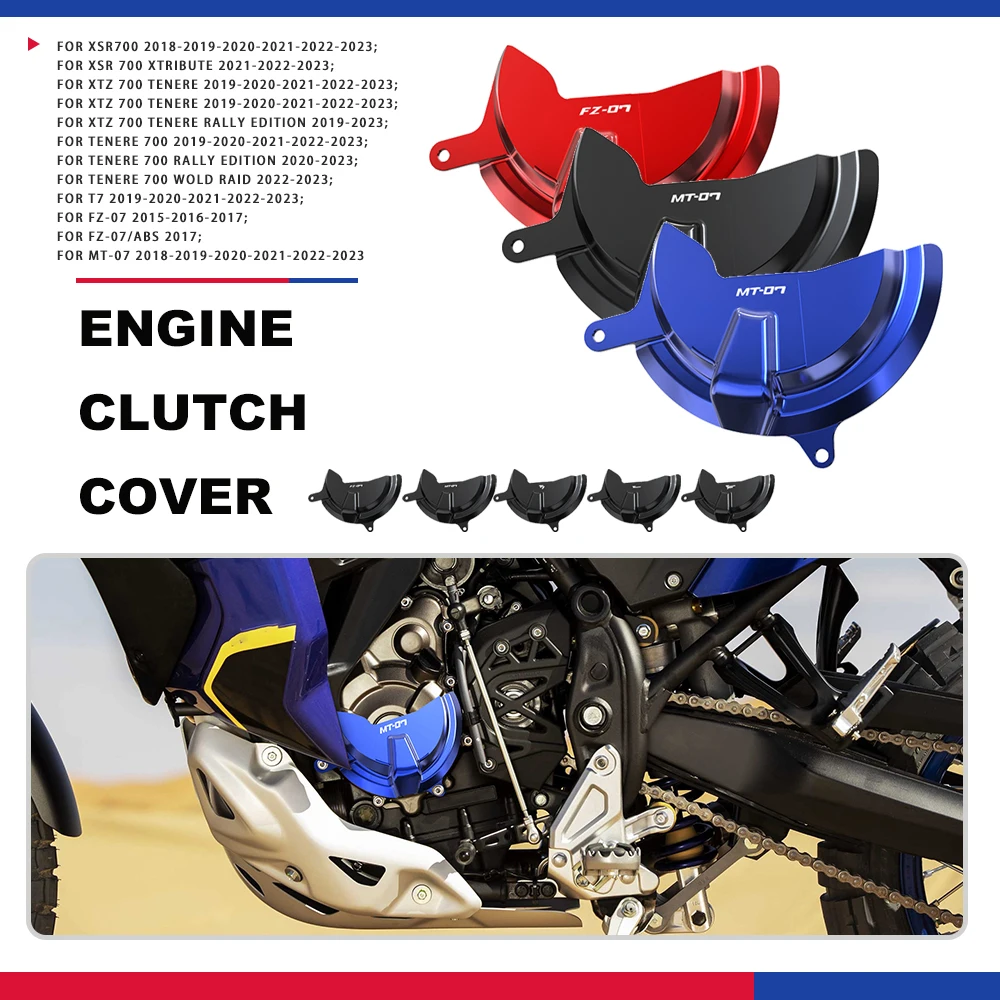 

Защитная крышка муфты двигателя мотоцикла для YAMAHA MT07 FZ07 ABS XSR700 XTribute XTZ 700 TENERE 700 T7 FZ-07