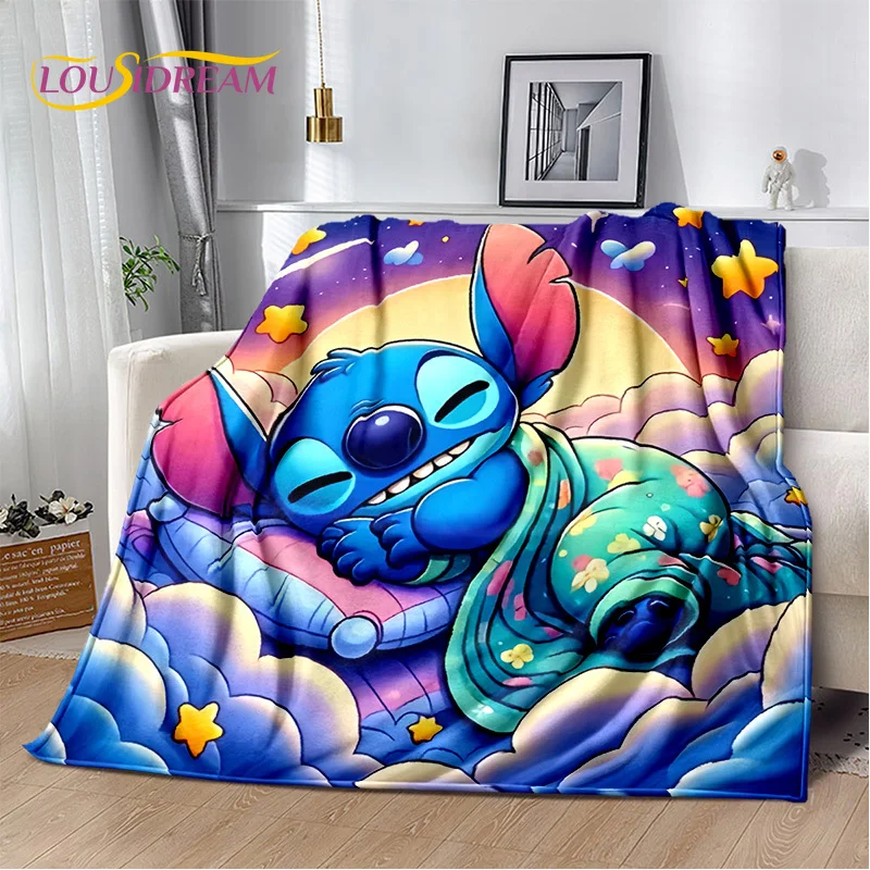 

MINISO Милые мультяшные одеяла из флиса