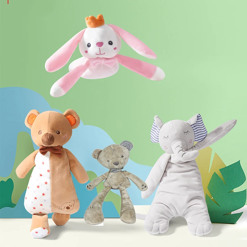 

Плюшевая игрушка, Медведь, Кролик, удобная поведенческая обучающая помощь, игрушка, плюшевая кукла, сон для ребенка, милая кроватка, детские ...