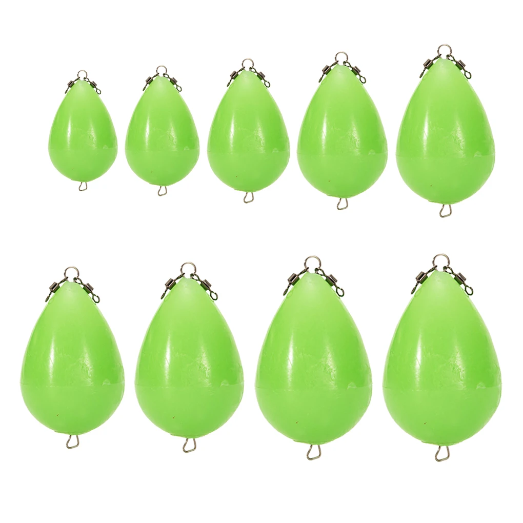 

Night Light Luminous Egg Fishing Bobber Thrower Bouy Sufficient Bait