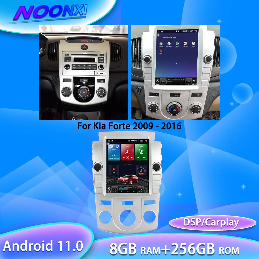 

8+256G Android11 For KIA Forte(MT) Cerato 2008+ 5G IPS Touch Screen Car Radio Auto Multimedia DVD Player Navigation GPS HeadUnit