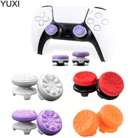 yuxi 5pair for ps4 ps5 thumbsticks cover grav slam thumb joystick extender caps cqc fps gamepad controllers accessories