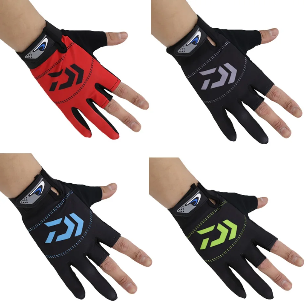 Перчатки для рыбалки с 3 пальцами летние мотоциклетные солнцезащитные перчатки