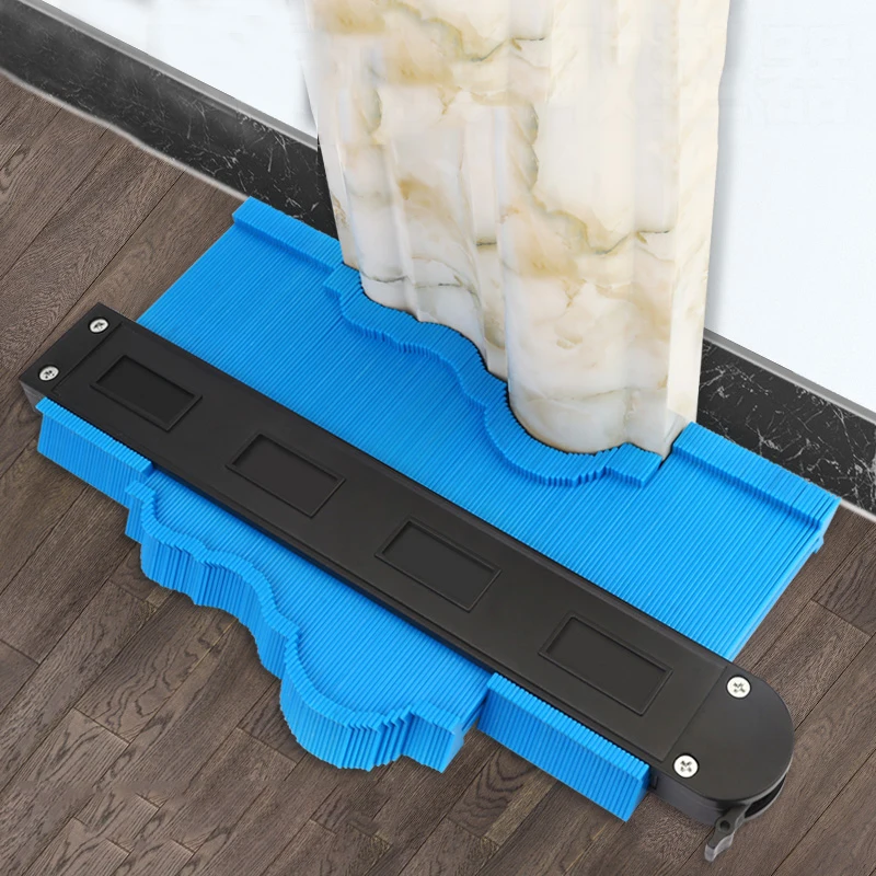 

Ruler Tile Contour Angle Gauge Measuring Duplicator Template Contour Tools Carpet Duplicator Ceramic Cutting Woodworking Profile