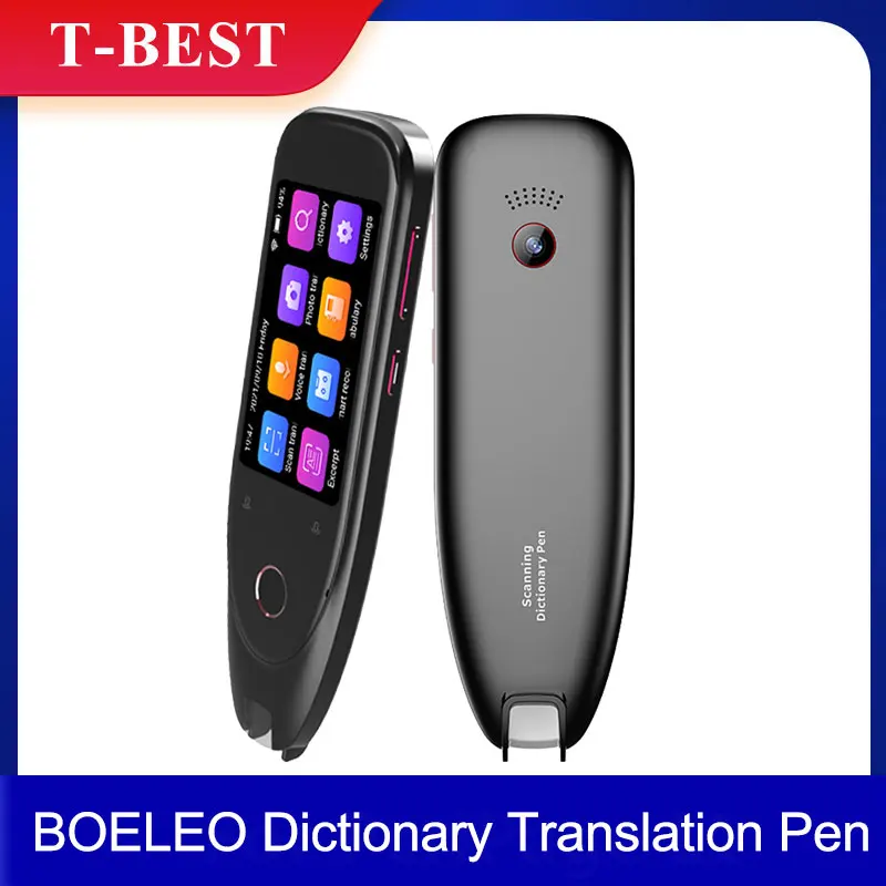 

BOELEO S50 Dictionary Translation Pen Scanner 3'' Touchscreen Wireless Text Scanning Reading Translator Support 112 Languages