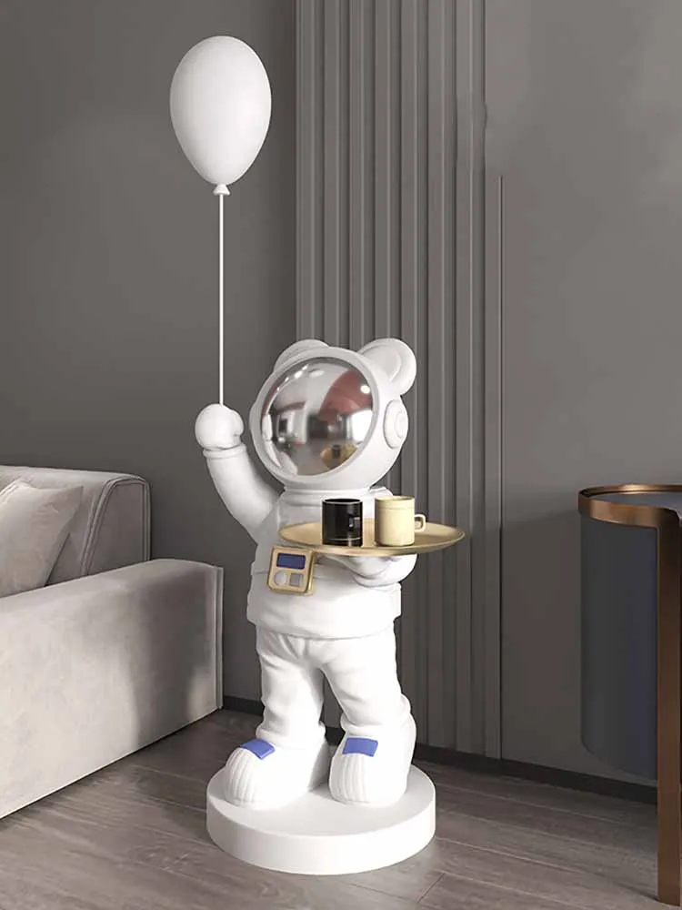 

Modern Art Astronaut Statue Sculpture Multifunctional Fashion Home Decoration Tray Sculpture Nordic Style Decor Accessories Gift