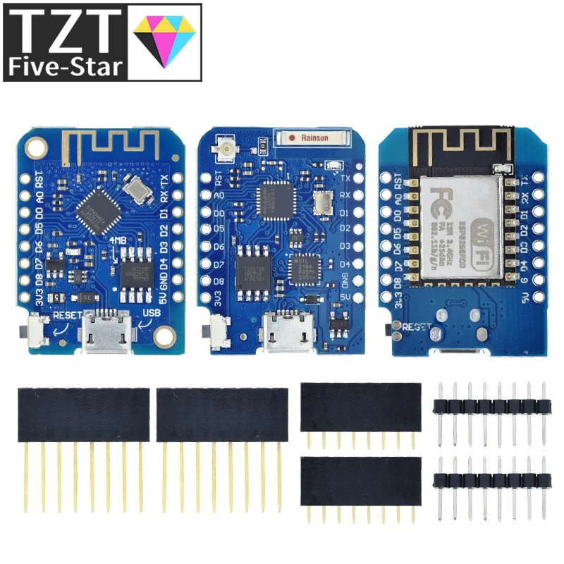 TZT WeMos D1 Mini Pro V3.0 платы