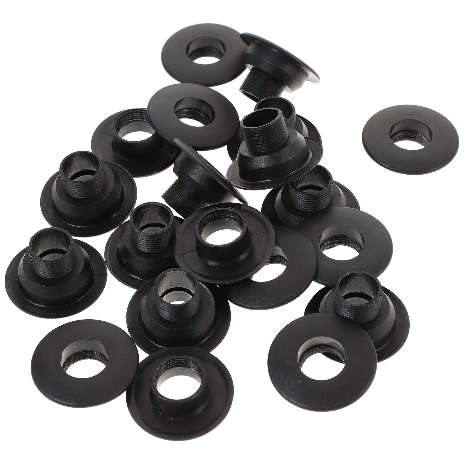 

10 Set Table Foosball Machine Parts Black Football Mini Balls Footies Bearing Bushings Desktop Soccer Accessories