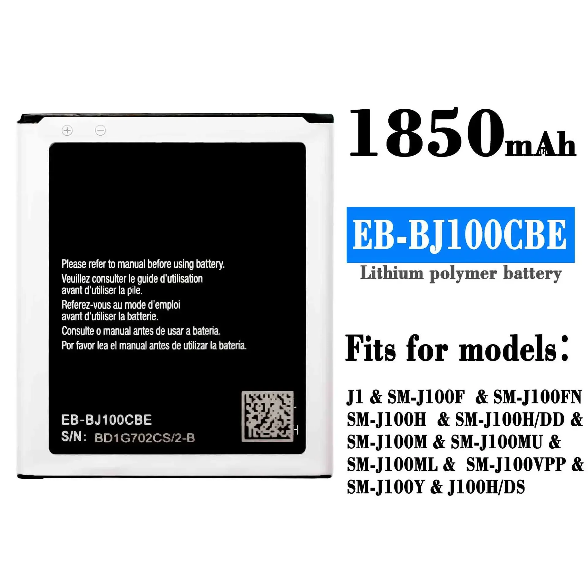 Для SAMSUNG EB-BJ100CBE EB-BJ100BBE аккумулятор Galaxy J1 J100 SM-J100F J100FN J100H J100DD J100Y/DS J100M J100ML Jl00VPP