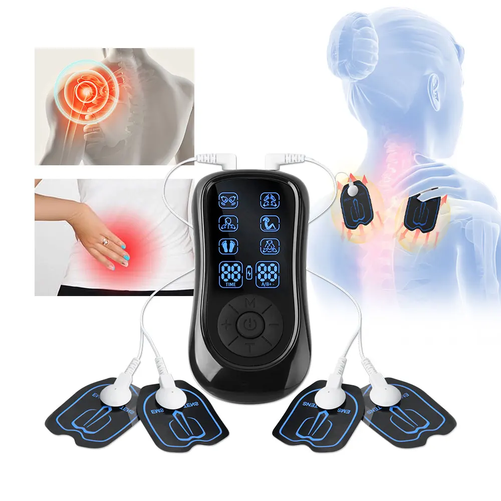 

19 Levels Physiotherapy Tens Muscle Stimulation Electrodes Body Rehabilitation Massagers Electric Massager for Muscle Pains