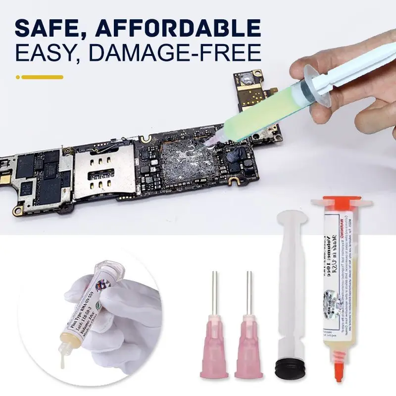 

10cc NC-559-ASM No-Clean Flux Pastelead-free solder paste solder flux set for PCB BGA PGA SMD Repair