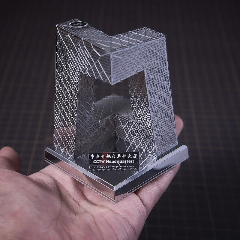 Стальной golem 3D полностью металлическая модель из нержавеющей стали игрушка