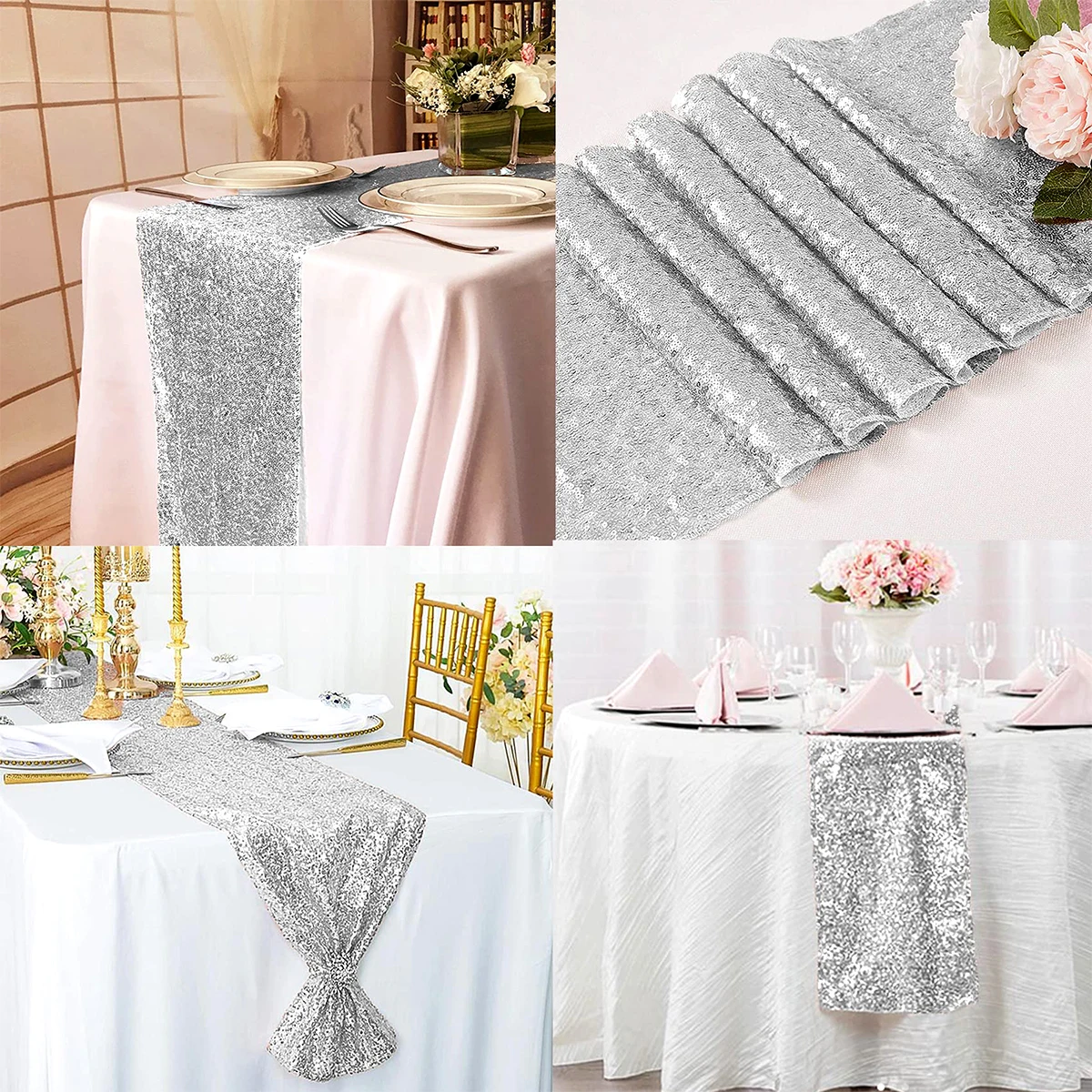 30x180 См Полиэстеровая Дорожка Для Стола С Блестками Красочное Украшение Флагом На