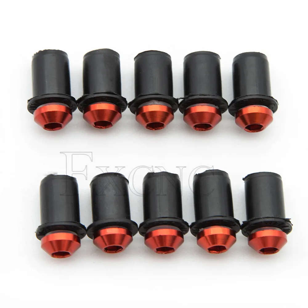 Болты на лобовое стекло мотоцикла M5, 10 шт., винты, крепежные гайки для Honda, Suzuki, Yamaha, Kawasaki, Ducati, BMW, Aprilia, Triumph