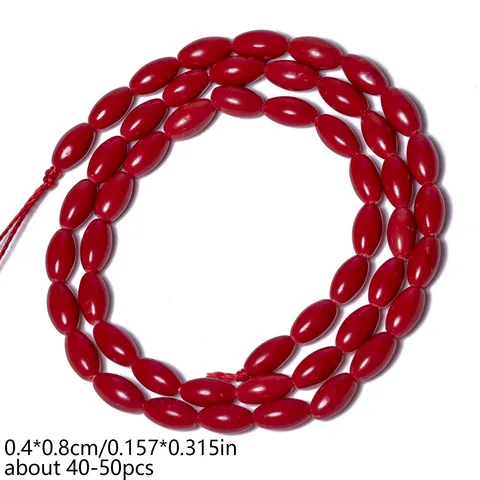 Коралловые бусины GMB724 4x8 мм