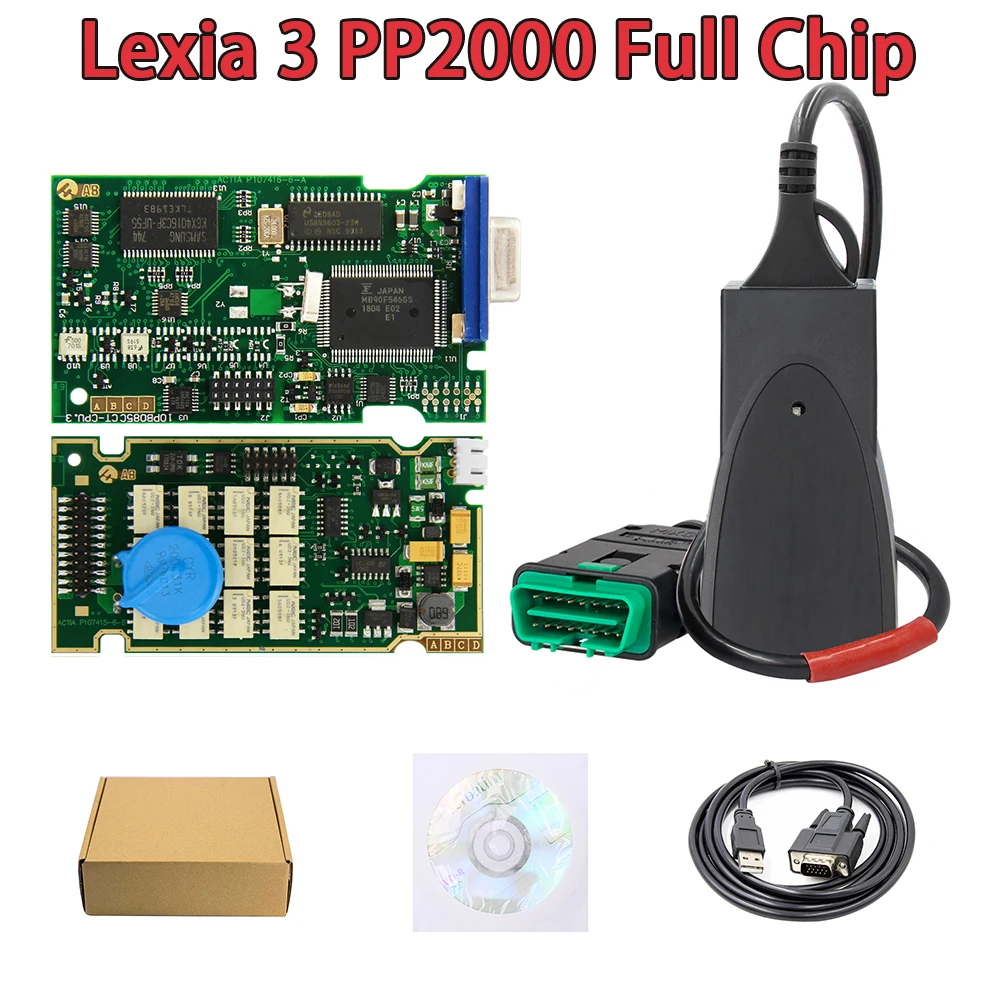 Lexia 3 Full Gold Chip PP2000 Diagbox Lexia3 for Citroen For Peugeot Scanner OBD2 Car Diagnostic Tools Programming Tool